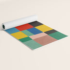 Mid-Century Modern Colorful Geometric Artwork Yoga Mat Gallery Image 2