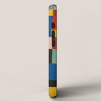 Mid-Century Modern Colorful Geometric Artwork iPhone Case Gallery Image 2