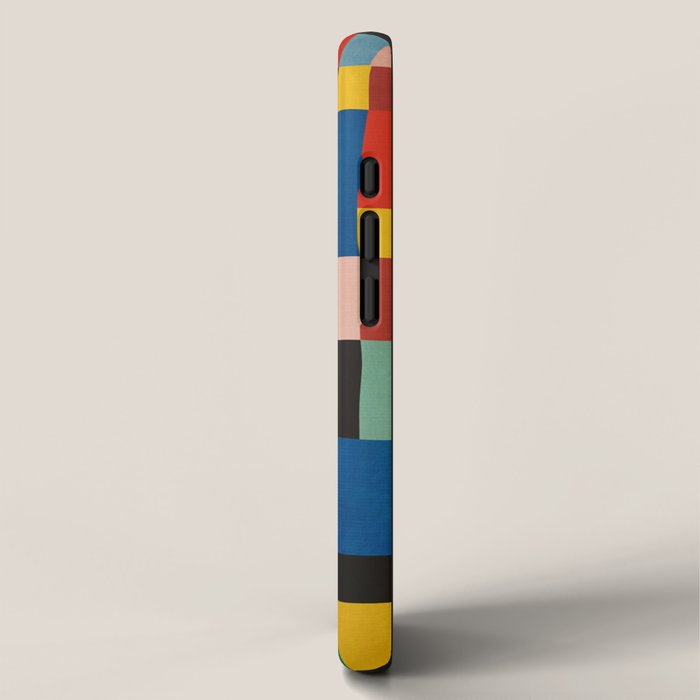 Mid-Century Modern Colorful Geometric Artwork iPhone Case Gallery Image 2
