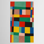 Mid-Century Modern Colorful Geometric Artwork Tablecloth Gallery Image 2