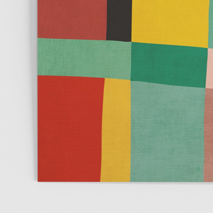 Mid-Century Modern Colorful Geometric Artwork Poster Gallery Image 3