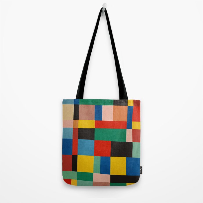 Mid-Century Modern Colorful Geometric Artwork Tote Bag Gallery Image 2