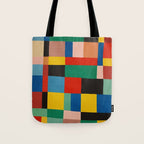 Mid-Century Modern Colorful Geometric Artwork Tote Bag Gallery Image 1