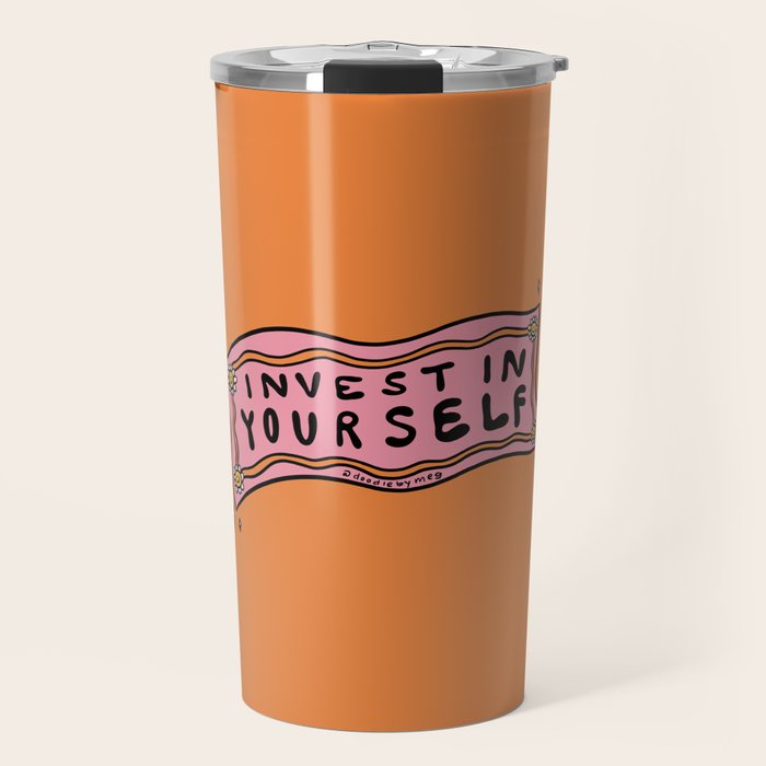Invest In Yourself Travel Mug Gallery Image 1