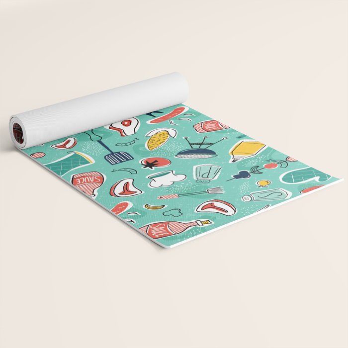 Backyard BBQ Aqua Yoga Mat Gallery Image 2