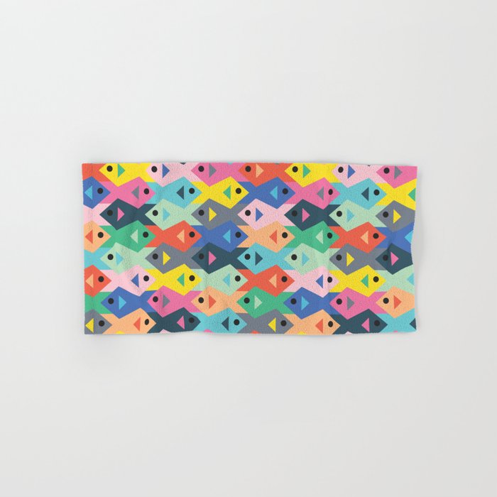 Fish tessellation Bath Towel Gallery Image 1