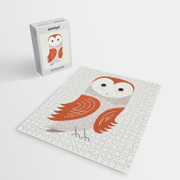 Whimsy Barn Owl Jigsaw Puzzle Gallery Image 2