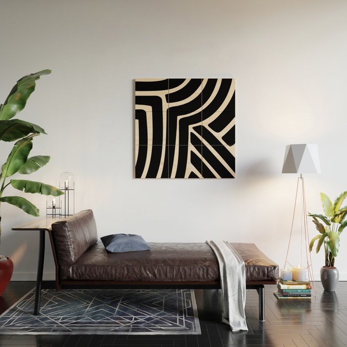 Abstract Stripes VII Wood Wall Art Gallery Image 2