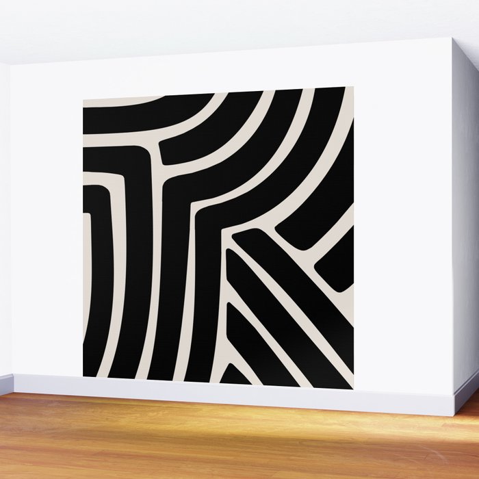 Abstract Stripes VII Wall Mural Gallery Image 2