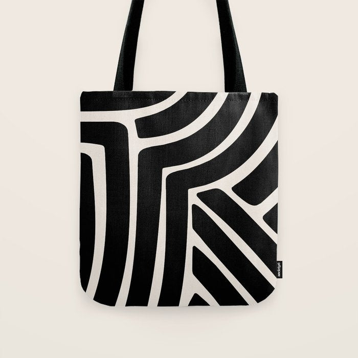 Abstract Stripes VII Tote Bag Gallery Image 1