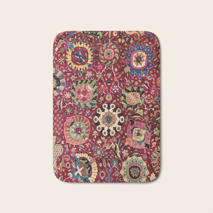 Safavid Carpet Fragment Bath Mat Gallery Image 1