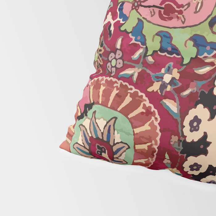 Safavid Carpet Fragment Pillow Sham Gallery Image 4