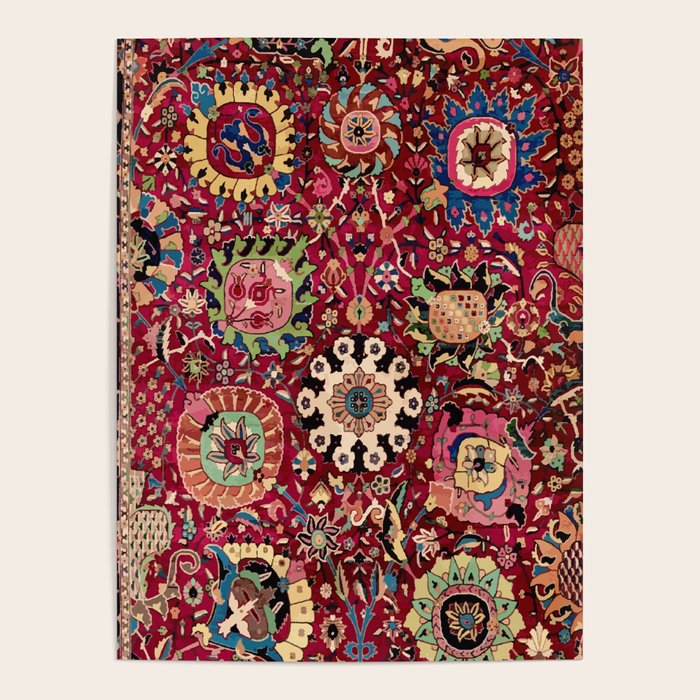 Safavid Carpet Fragment Poster Gallery Image 4