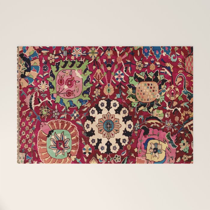 Safavid Carpet Fragment Welcome Mat Gallery Image 1