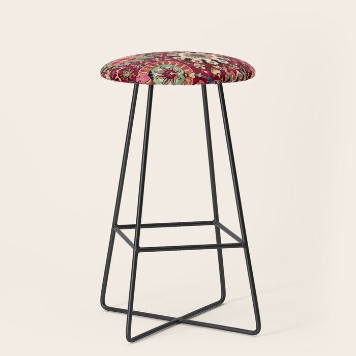 Safavid Carpet Fragment Stool Gallery Image 1