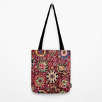 Safavid Carpet Fragment Tote Bag Gallery Image 2