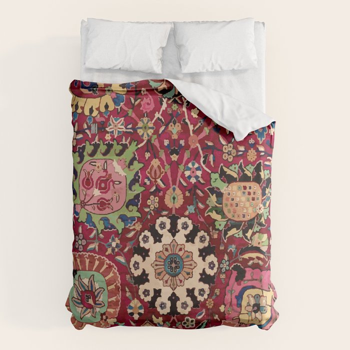 Safavid Carpet Fragment Duvet Cover Gallery Image 6