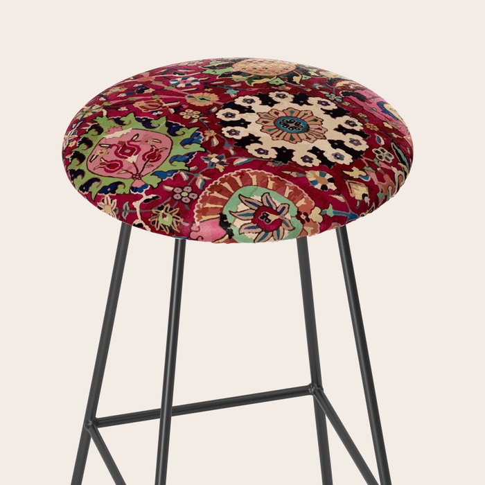 Safavid Carpet Fragment Stool Gallery Image 2
