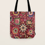 Safavid Carpet Fragment Tote Bag Gallery Image 1
