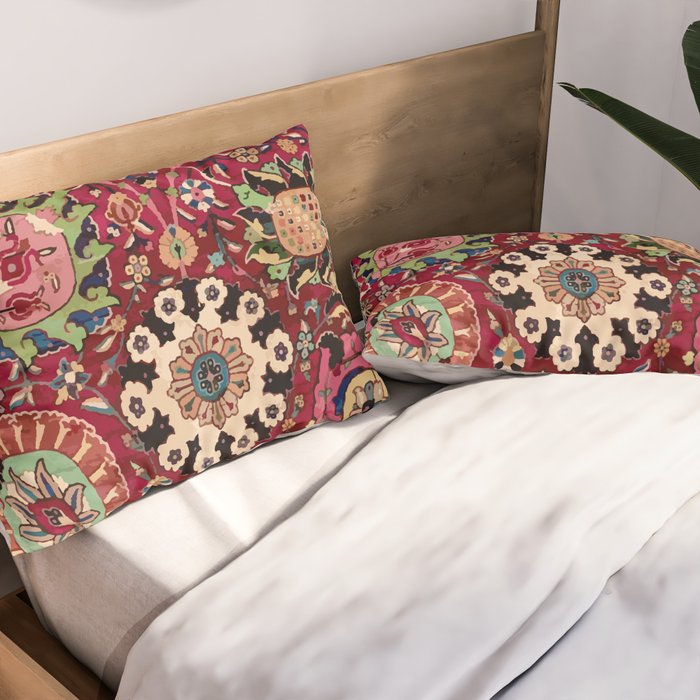 Safavid Carpet Fragment Pillow Sham Gallery Image 2