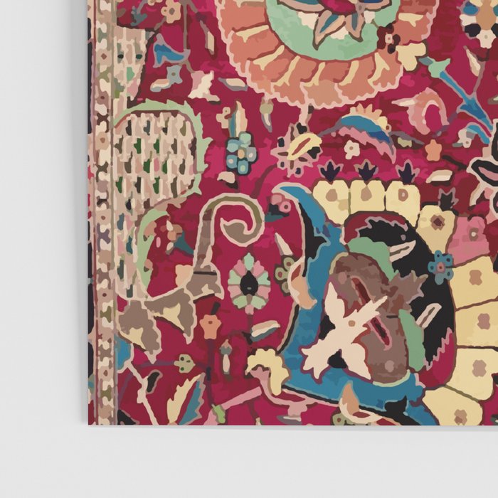 Safavid Carpet Fragment Poster Gallery Image 3