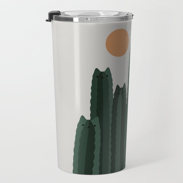 Cat and Plant 31 Travel Mug Gallery Image 3