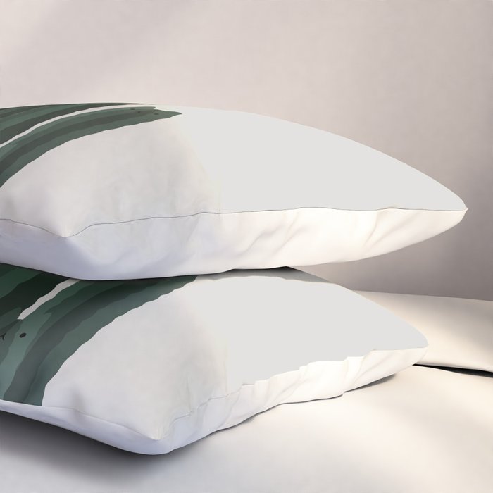 Cat and Plant 31 Pillow Sham Gallery Image 3