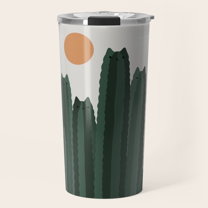 Cat and Plant 31 Travel Mug Gallery Image 1