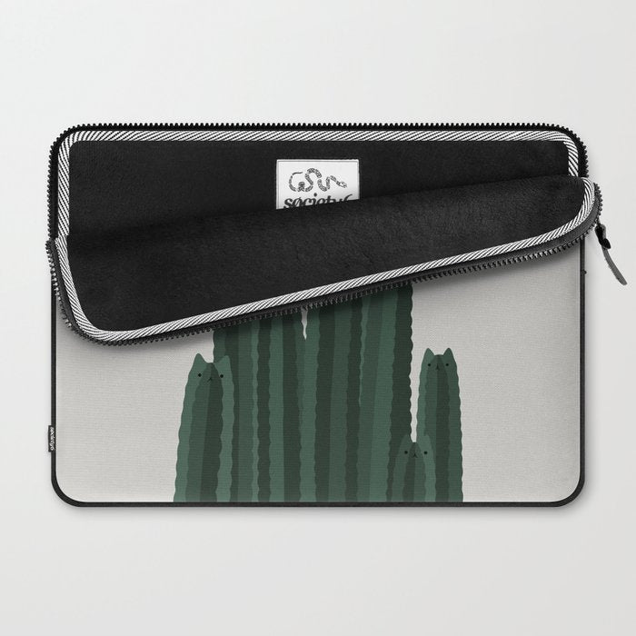 Cat and Plant 31 Laptop Sleeve Gallery Image 2