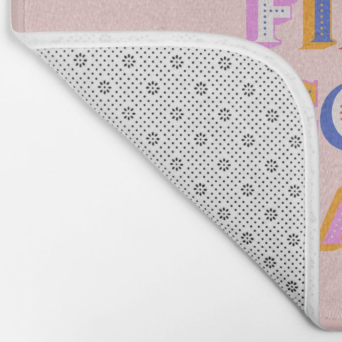 But First, Cocktails Typography Bath Mat Gallery Image 2
