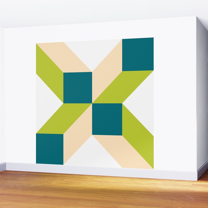 Geometric 02B Wall Mural Gallery Image 2