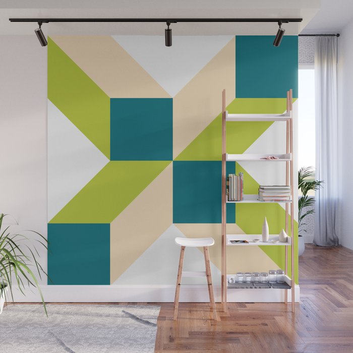 Geometric 02B Wall Mural Gallery Image 1
