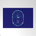 She Believed - Navy & Turquoise Palette Welcome Mat Gallery Image 1