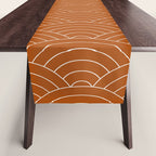 Waves (Rust) Table Runner Gallery Image 1