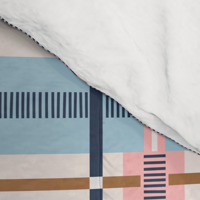 Bold Linear Harmony A Comforter Gallery Image 4