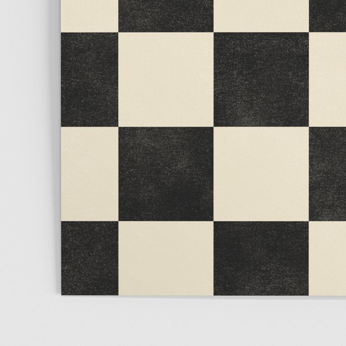 Checkers - Black and Cream Poster Gallery Image 3