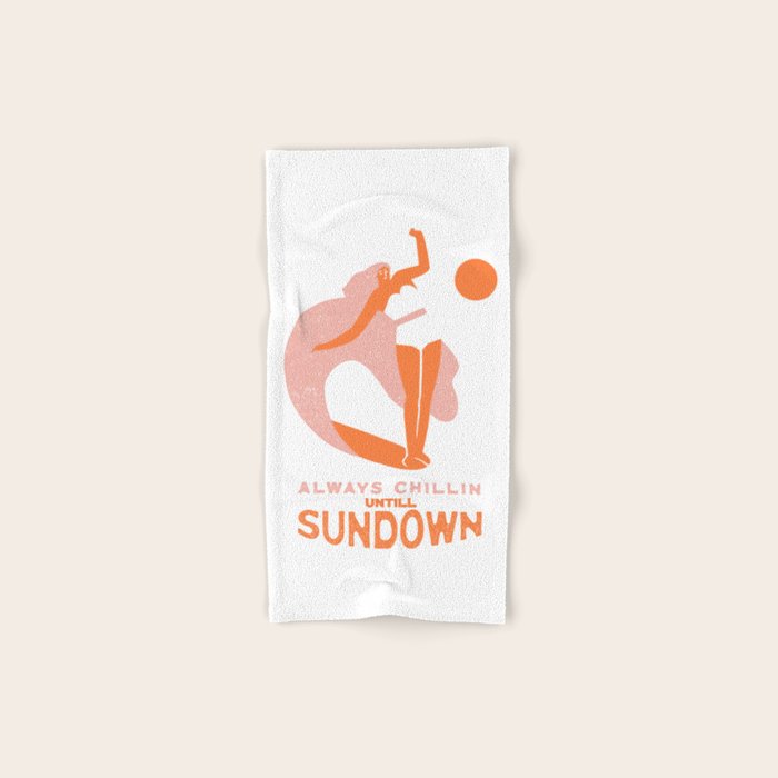 Always chillin surfer Bath Towel Gallery Image 1