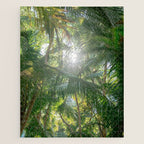 Costa Rica | Palm leaves travel photography Jigsaw Puzzle Gallery Image 1