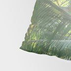 Costa Rica | Palm leaves travel photography Pillow Sham Gallery Image 4