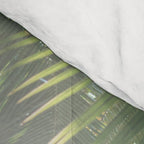 Costa Rica | Palm leaves travel photography Comforter Gallery Image 4