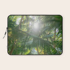 Costa Rica | Palm leaves travel photography Laptop Sleeve Gallery Image 1