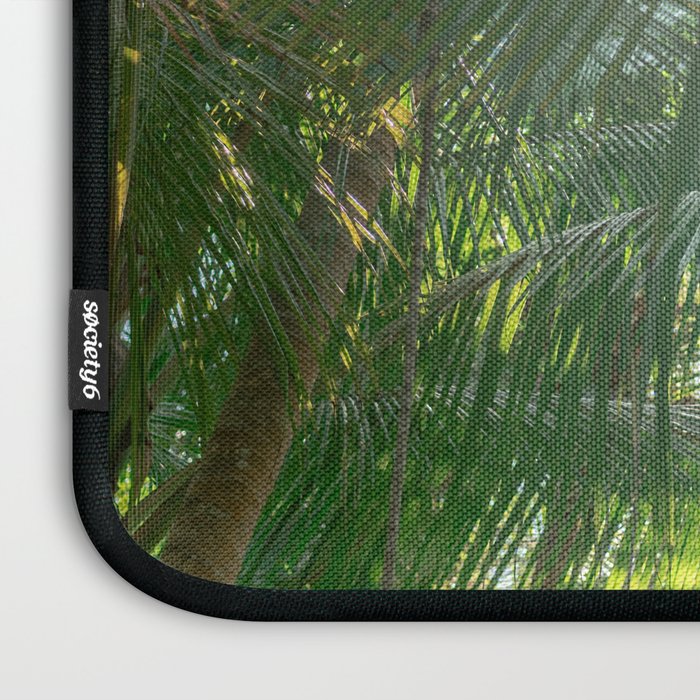 Costa Rica | Palm leaves travel photography Laptop Sleeve Gallery Image 3
