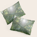 Costa Rica | Palm leaves travel photography Pillow Sham Gallery Image 3