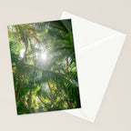Costa Rica | Palm leaves travel photography Stationery Card Gallery Image 2