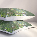 Costa Rica | Palm leaves travel photography Pillow Sham Gallery Image 3