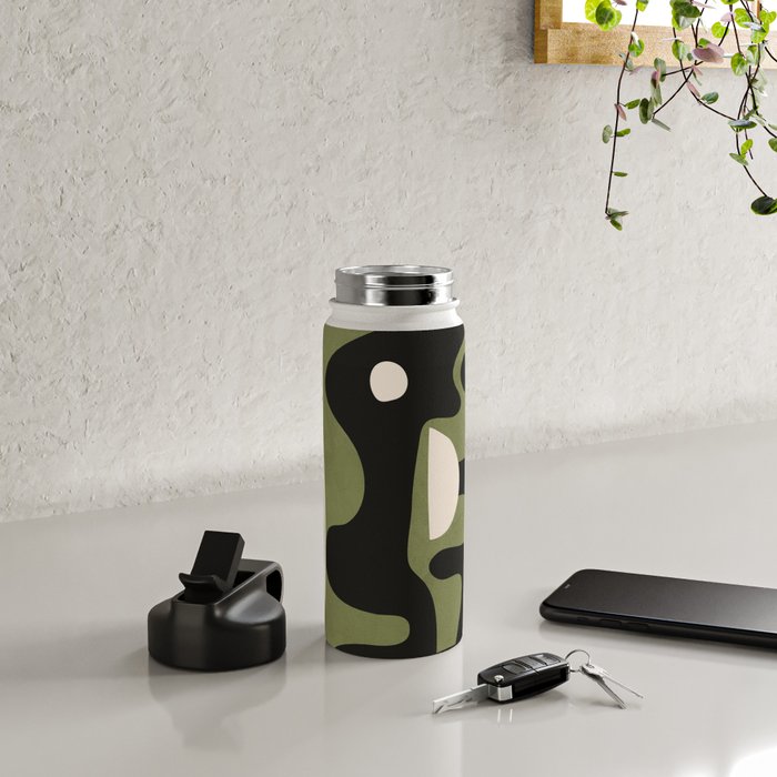 Modern Abstract Art 21 Water Bottle Gallery Image 4