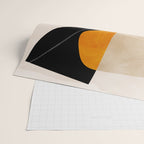 mid century shapes abstract painting Wrapping Paper Gallery Image 2