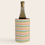 Colorful retro stripe line art pattern Wine Chiller Gallery Image 3