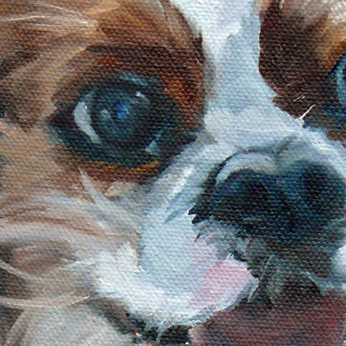 Poppy King Charles Cavalier Portrait Coffee Mug Gallery Image 2