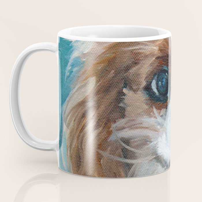 Poppy King Charles Cavalier Portrait Coffee Mug Gallery Image 3